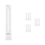 Multipack 10x Ledvance Dulux-L LED 8W - 830 Warm White | Replaces 18W