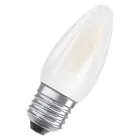 Osram Classic LED E27 Candle Filament Frosted 4W 470lm - 827 Extra Warm White | Replaces 40W