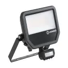 Ledvance LED Floodlight Aluminium Black 41W 5500lm 100D - 830 Warm White | IP65 - Motion And Light Sensor - Symmetrical